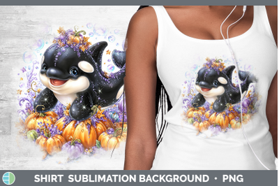 Orca Shirt Sea Halloween Sublimation Background Designs