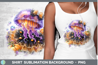 Jellyfish Shirt Sea Halloween Sublimation Background Designs