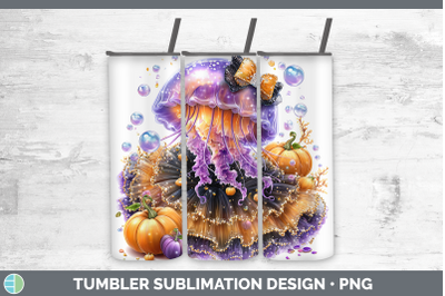 Jellyfish Tumbler Sea Halloween Sublimation 20 oz Skinny Tum