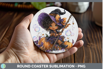 Fishing Round Coaster Sea Halloween Sublimation Coaster Desi
