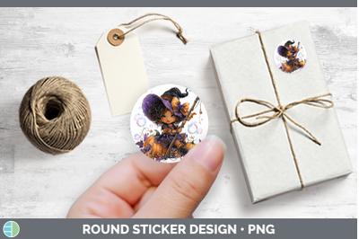 Sea Halloween Fishing Stickers | Round Labels Designs