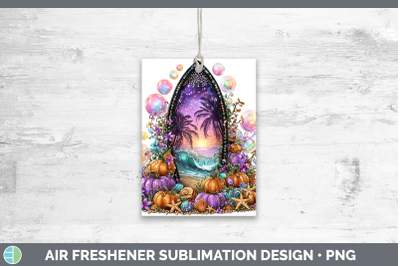Surfboard Air Freshener Sea Halloween Sublimation Car Scent