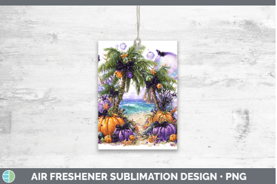 Beach Air Freshener Sea Halloween Sublimation Car Scent Desi