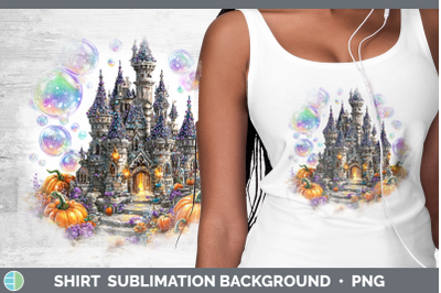 Sand Castle Shirt Sea Halloween Sublimation Background Desig