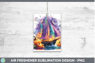 Sailboat Air Freshener Sea Halloween Sublimation Car Scent D