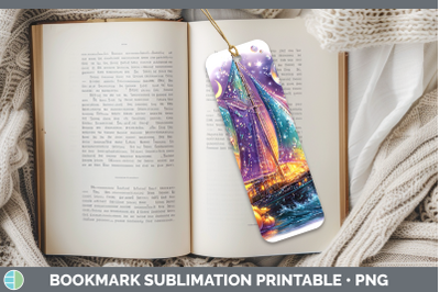 Sailboat Bookmark Sea Halloween Sublimation Printable Design