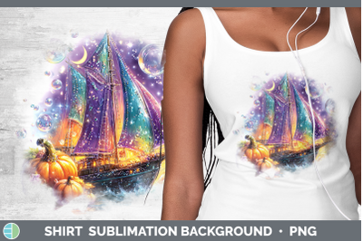 Sailboat Shirt Sea Halloween Sublimation Background Designs