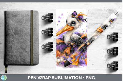 Pelican Pen Wrap Sea Halloween Sublimation Pen Designs