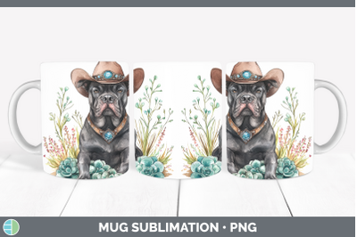 -04 Cane Corso Mug Wrap Western Cowboy Dogs Sublimation Coff
