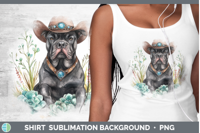 -04 Cane Corso Shirt Western Cowboy Dogs Sublimation Backgro