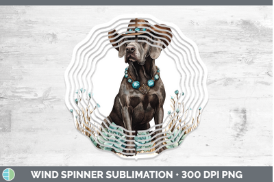 -10 Great Dane Wind Spinner Western Cowboy Dogs Sublimation