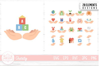 Charity Sign And Symbol Design Bundle