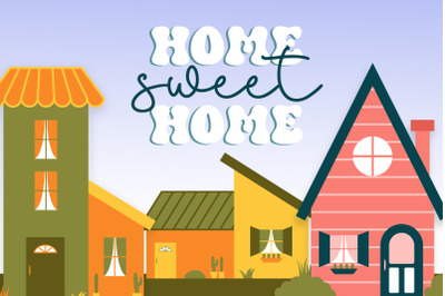 Home Sweet Home Clipart Bundle