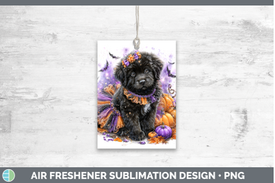 Newfoundland Air Freshener Dogs 03 Halloween Sublimation Car
