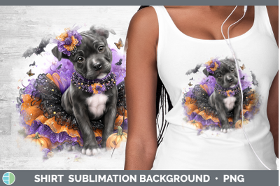 American Staffordshire Shirt Dogs 03 Halloween Sublimation B
