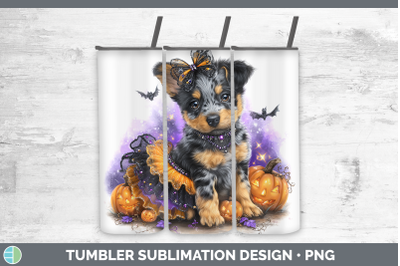 Australian Cattle Dog Tumbler Dogs 03 Halloween Sublimation