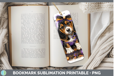 Basset Hound Bookmark Dogs 03 Halloween Sublimation Printabl