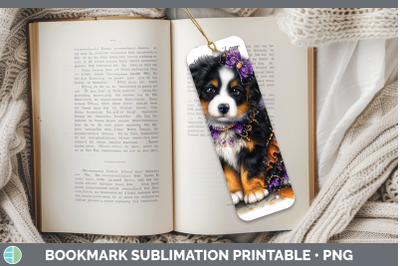 Bernese Mountain Dog Bookmark Dogs 03 Halloween Sublimation