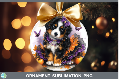 Bernese Mountain Dog Ornament Dogs 03 Halloween Sublimation