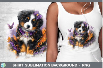 Bernese Mountain Dog Shirt Dogs 03 Halloween Sublimation Bac