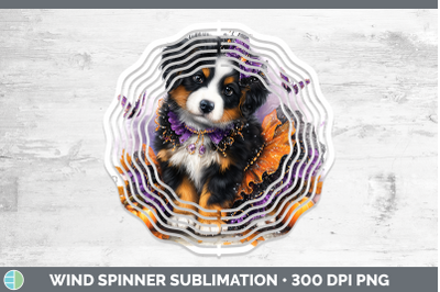 Bernese Mountain Dog Wind Spinner Dogs 03 Halloween Sublimat