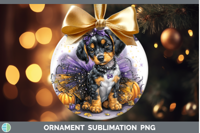 Bluetick Coonhound Ornament Dogs 03 Halloween Sublimation Ba