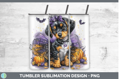 Bluetick Coonhound Tumbler Dogs 03 Halloween Sublimation 20