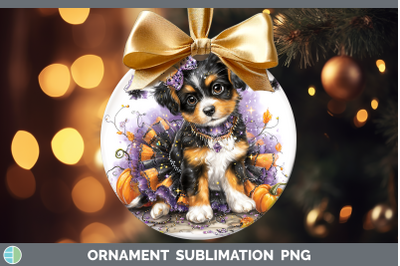 Brittany Dog Ornament Dogs 03 Halloween Sublimation Bauble D
