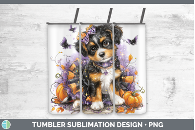 Brittany Dog Tumbler Dogs 03 Halloween Sublimation 20 oz Ski