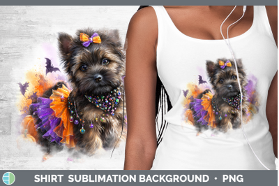 Cairn Terrier Shirt Dogs 03 Halloween Sublimation Background
