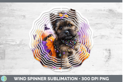 Cairn Terrier Wind Spinner Dogs 03 Halloween Sublimation Spi
