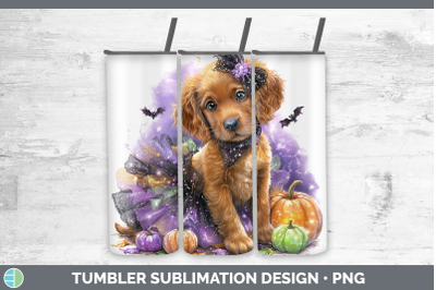 Irish Setter Tumbler Dogs 03 Halloween Sublimation 20 oz Ski
