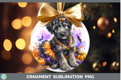 Irish Wolfhound  Ornament Dogs 03 Halloween Sublimation Baub