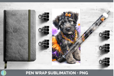 Irish Wolfhound  Pen Wrap Dogs 03 Halloween Sublimation Pen