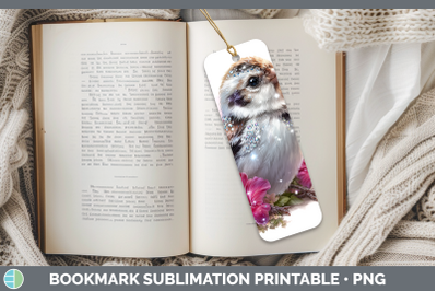 Snow Bunting Bookmark Birds 01 Floral Summer Sublimation Pri