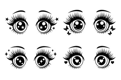 Doll Eyes SVG and PNG Set
