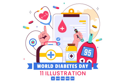 11 World Diabetes Day Illustration