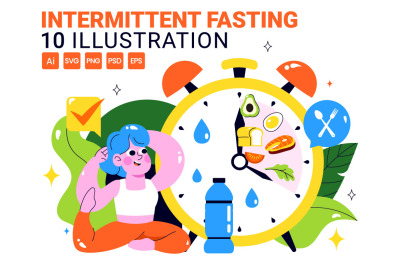 10 Intermittent Fasting Illustration