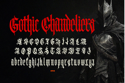 Gothic vector letters - 031