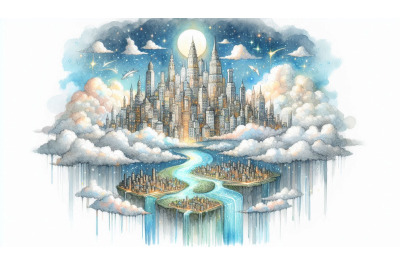 Floating Cloud City Rivers