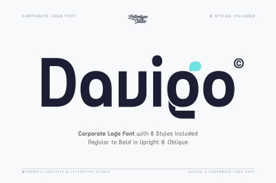 Davigo  Corporate Logo Font