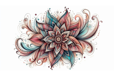 Floral Mandala Curves