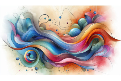 Flowing Color Wallpaper