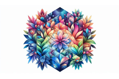 Gradient Garden Shapes