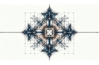 Grid Cross Pattern