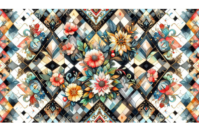 Harlequin Diamond Contrast