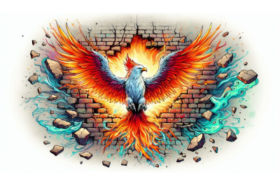 Phoenix Breaks Graffiti Wall