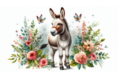 Proud donkey