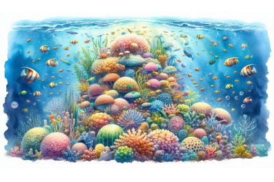 Underwater Coral Reef World