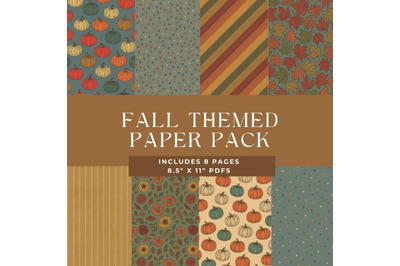 Fall Printable Paper Pack